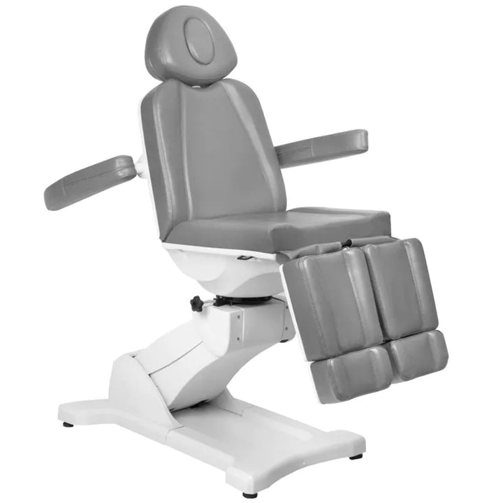 Sillón Estético Eléctrico Azzurro 869AS 5 Motores Pedi Giratorio Gris - imagen 2