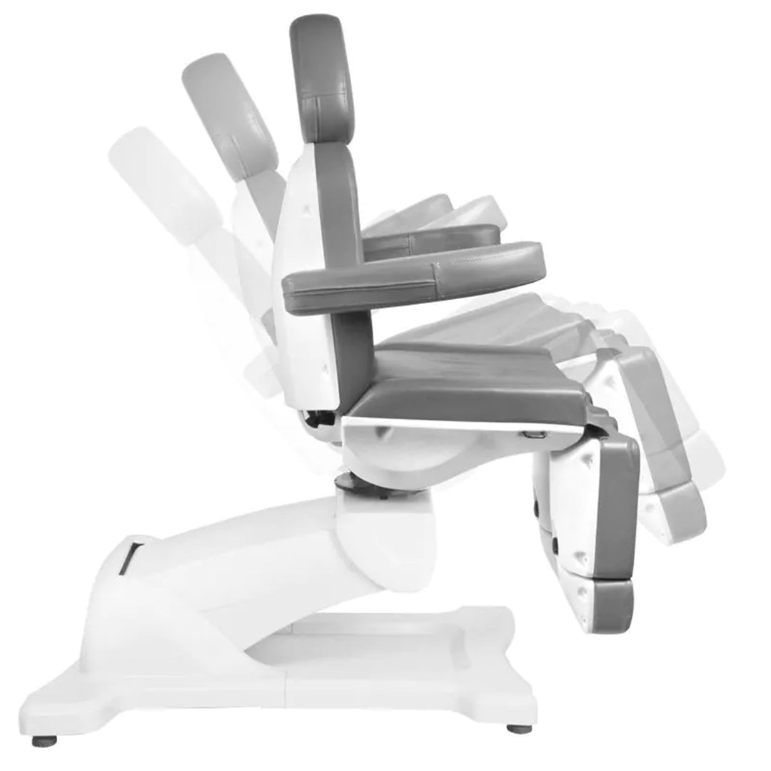 Sillón Estético Eléctrico Azzurro 869AS 5 Motores Pedi Giratorio Gris - imagen 3