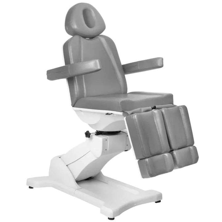 Sillón Estético Eléctrico Azzurro 869AS 5 Motores Pedi Giratorio Gris - imagen 5