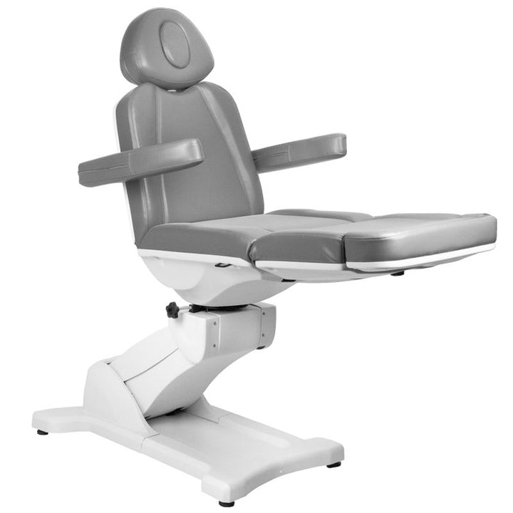 Sillón Estético Eléctrico Azzurro 869A 4 Motores Giratorio Gris - imagen 4