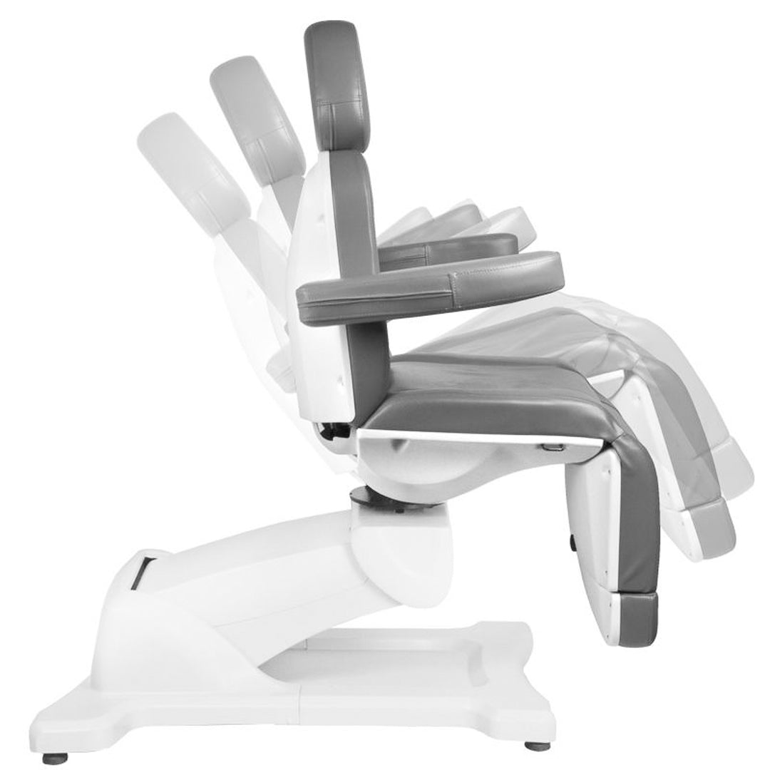 Sillón Estético Eléctrico Azzurro 869A 4 Motores Giratorio Gris - imagen 9