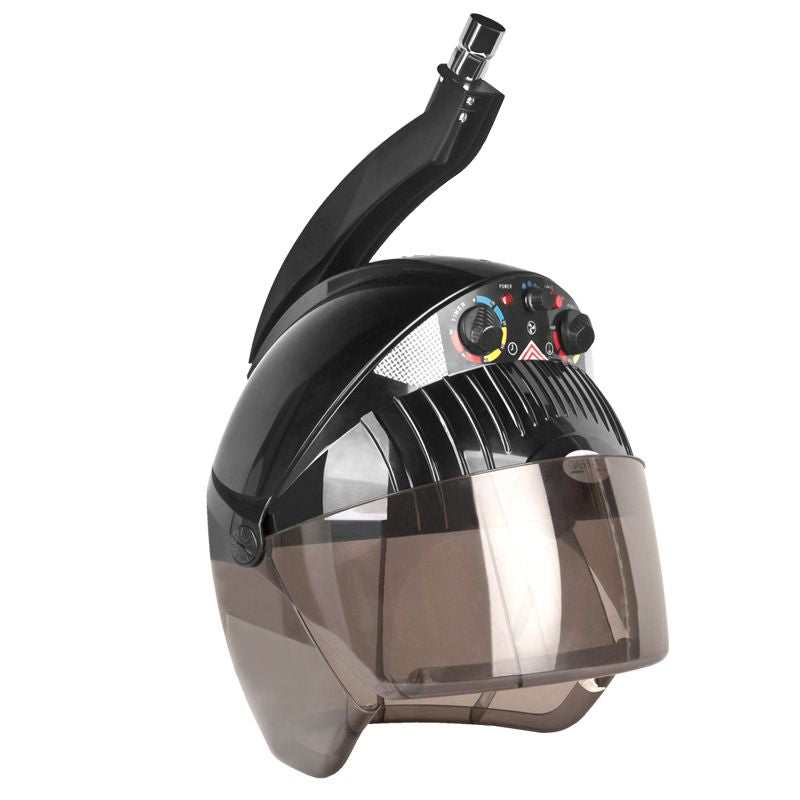 Secador de casco Gabbiano Centurion DVI-303W con brazo Triple Speed Ionic Negro