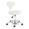 Taburete con Ruedas y Respaldo Azzurro 156F Bump-Up Blanco