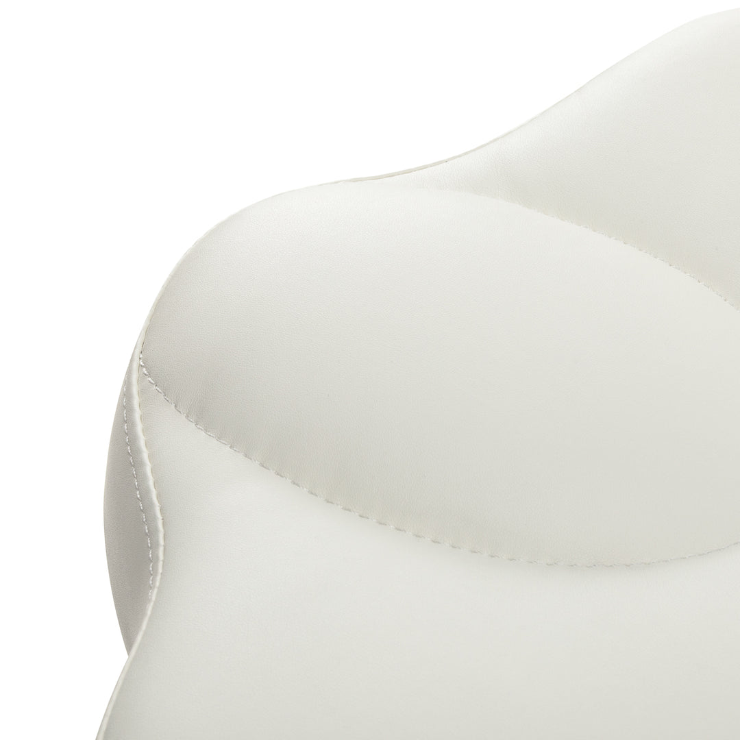 Taburete con Ruedas y Respaldo Azzurro 156F Bump-Up Blanco - imagen 5