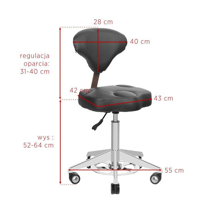 Taburete Azzurro 156F Bump-Up Blanco 4