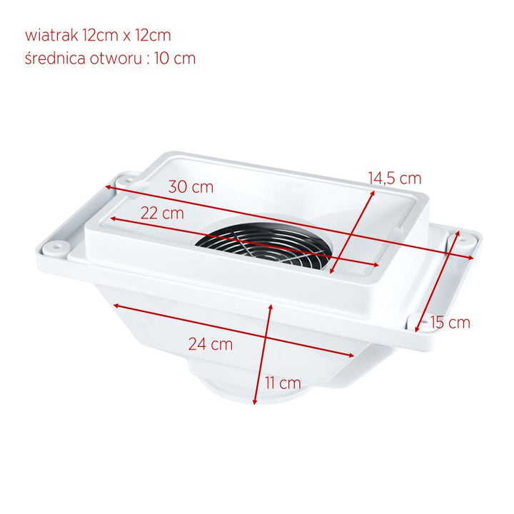 Aspirador de Uñas Empotrable AM-8A Blanco