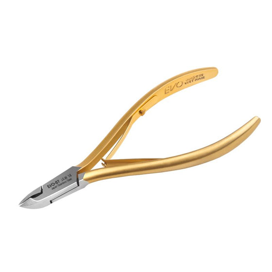 Alicate de Cutículas Nghia Evo 07 6 mm Plata-Oro