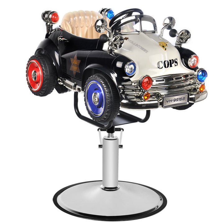 Sillón de peluquería infantil Coche Policía B082