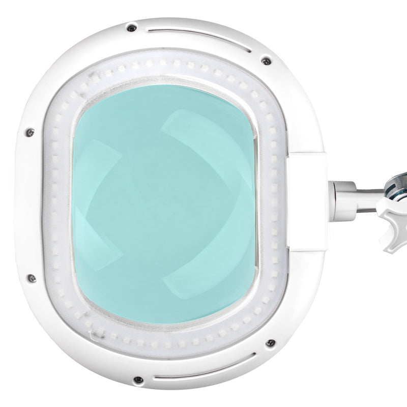Lámpara Lupa LED 60 SMD 5D con Abrazadera Intensidad Ajustable Elegante 6028 Blanca - imagen 3
