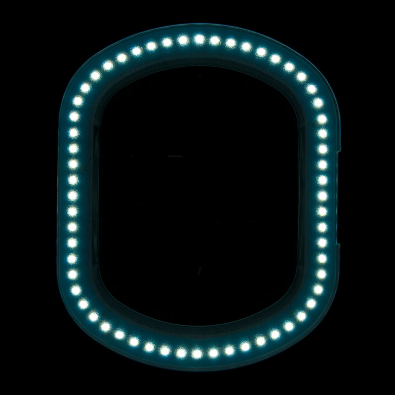 Lámpara Lupa LED 60 SMD 5D con Abrazadera Intensidad Ajustable Elegante 6028 Blanca - imagen 4