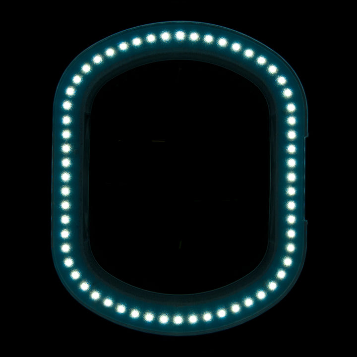 Lámpara Lupa LED 60 SMD 5D con Abrazadera Intensidad Ajustable Elegante 6028 Blanca - imagen 4