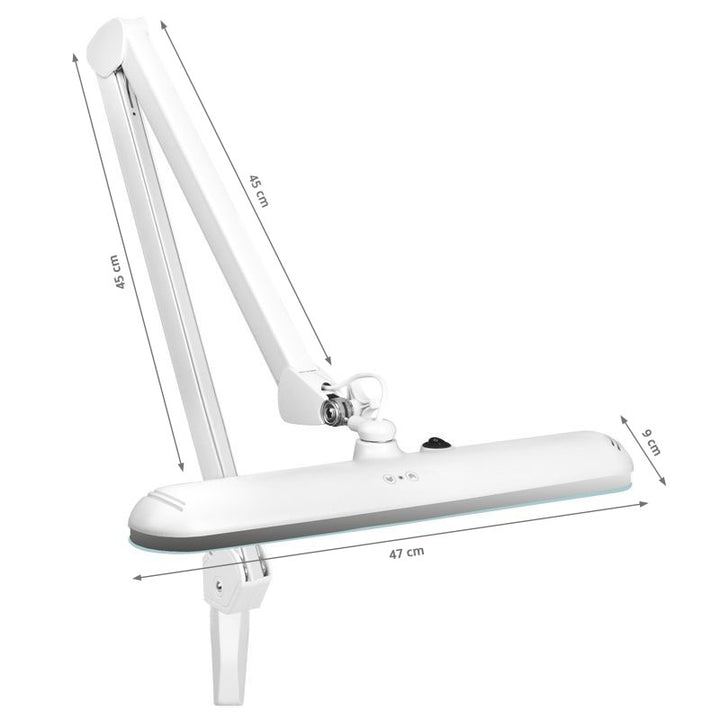 Lámpara LED con Abrazadera e Intensidad de Luz Ajustables Elegante 801L Blanca - imagen 8