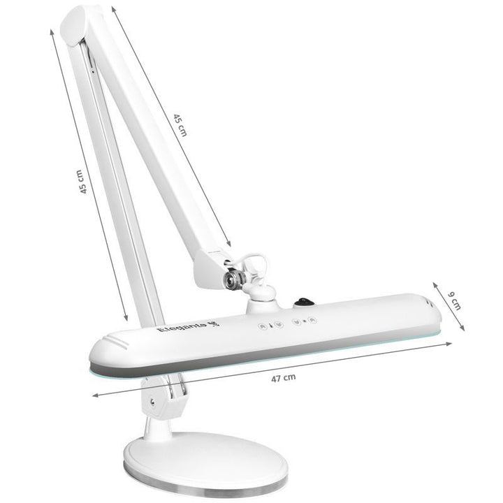Lámpara LED con Color e Intensidad de Luz Ajustables Elegante 801TL Blanca - imagen 8