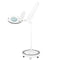 Lámpara Lupa LED 60 SMD 5D con Pie Elegante 6027 Blanca