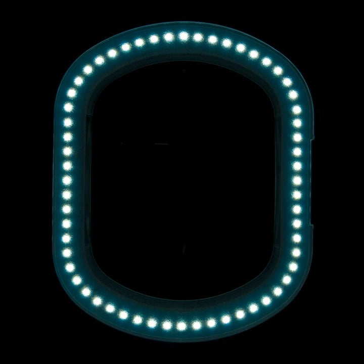 Lámpara Lupa LED 60 SMD 5D con Pie Intensidad Ajustable Elegante 6028 Blanca - imagen 5