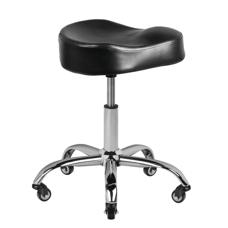 Taburete con Ruedas Gabbiano A450 Negro - imagen 3