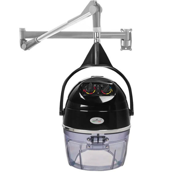 Secador de Casco Pared Gabbiano DII-301W con Doble Velocidad Negro