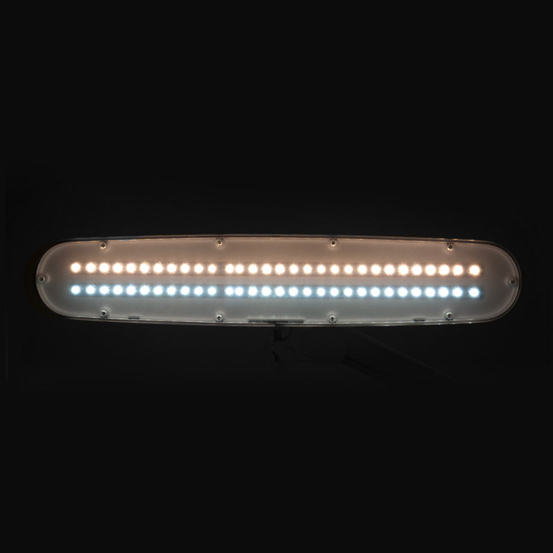 Lámpara LED con Trípode y Color e Intensidad de Luz Ajustables Elegante 801TL Blanca