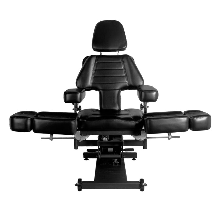 Silla de Tatuaje Eléctrica Pro Ink 606 2 Motores Negra - imagen 2