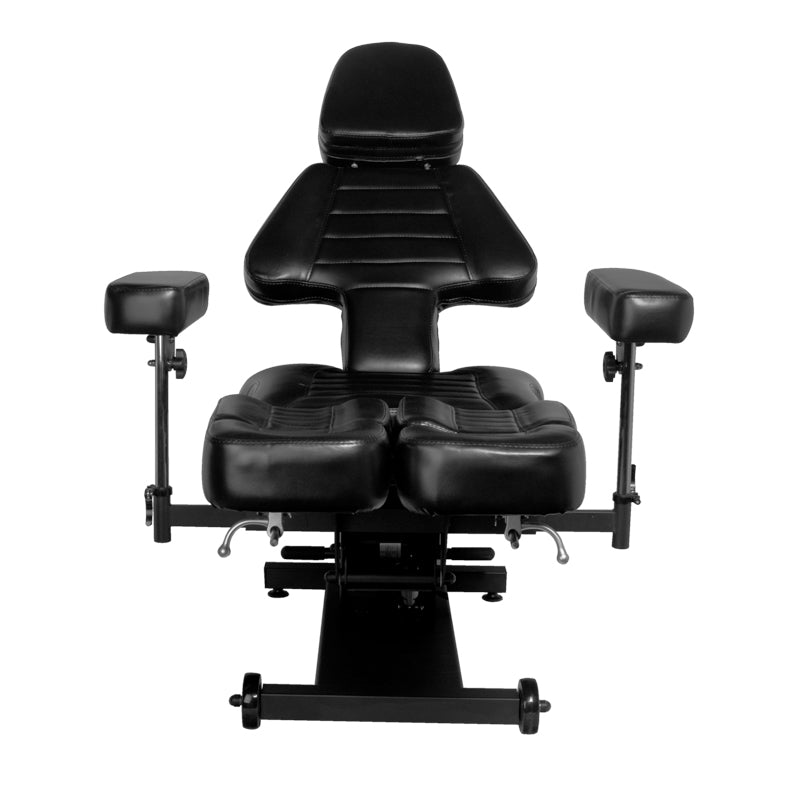 Silla de Tatuaje Eléctrica Pro Ink 606 2 Motores Negra - imagen 6