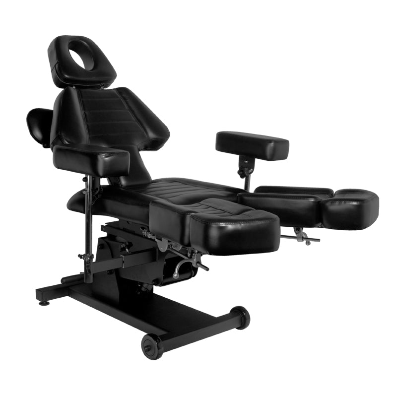 Silla de Tatuaje Eléctrica Pro Ink 606 2 Motores Negra - imagen 18
