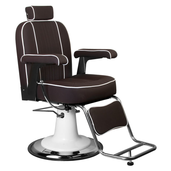 Sillón de Barberia Gabbiano Amadeo Marrón