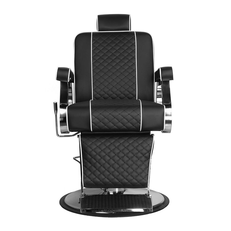 Sillón de Barberia Gabbiano Paulo Negro - imagen 3
