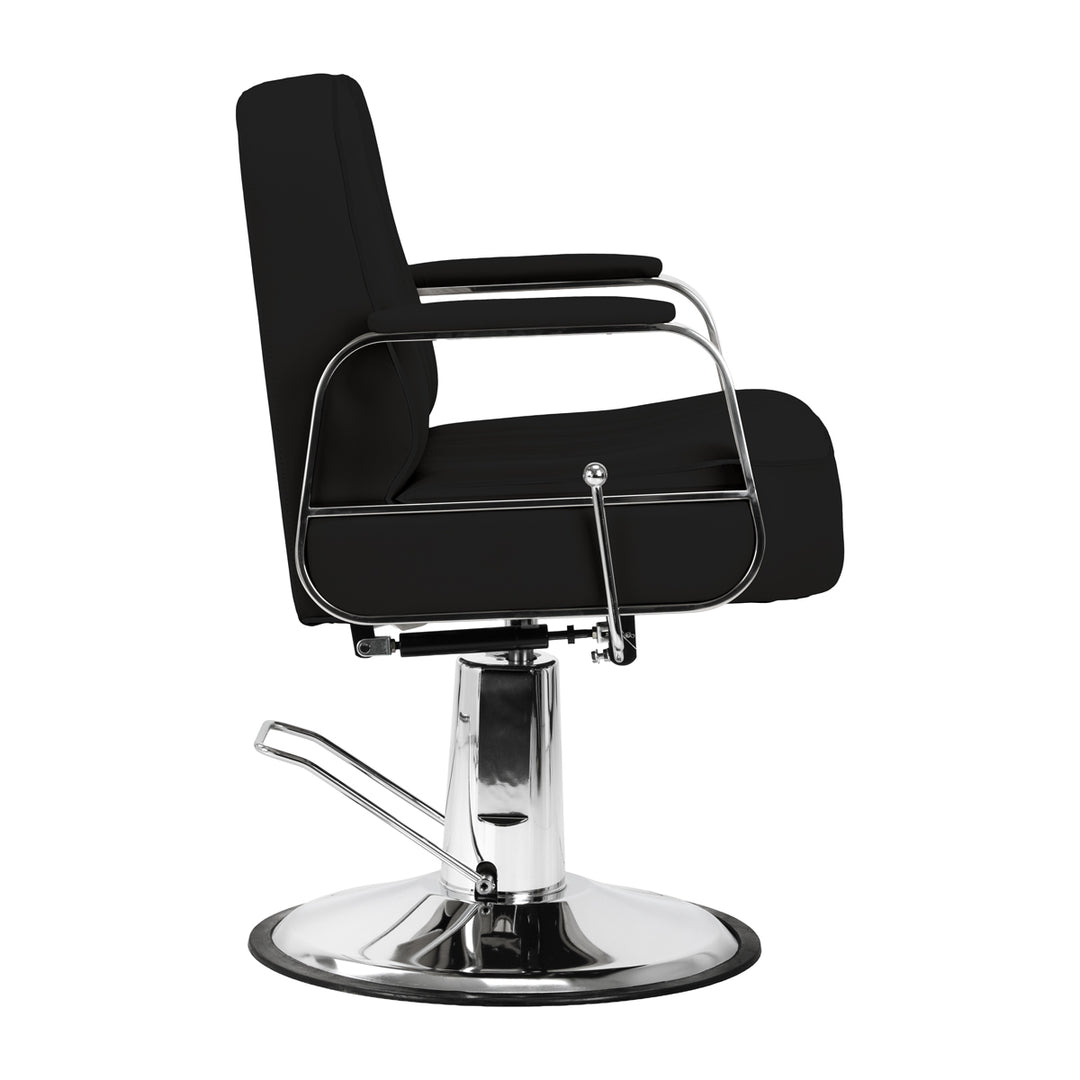 Sillón de Barberia Gabbiano Rufo Negro - imagen 2