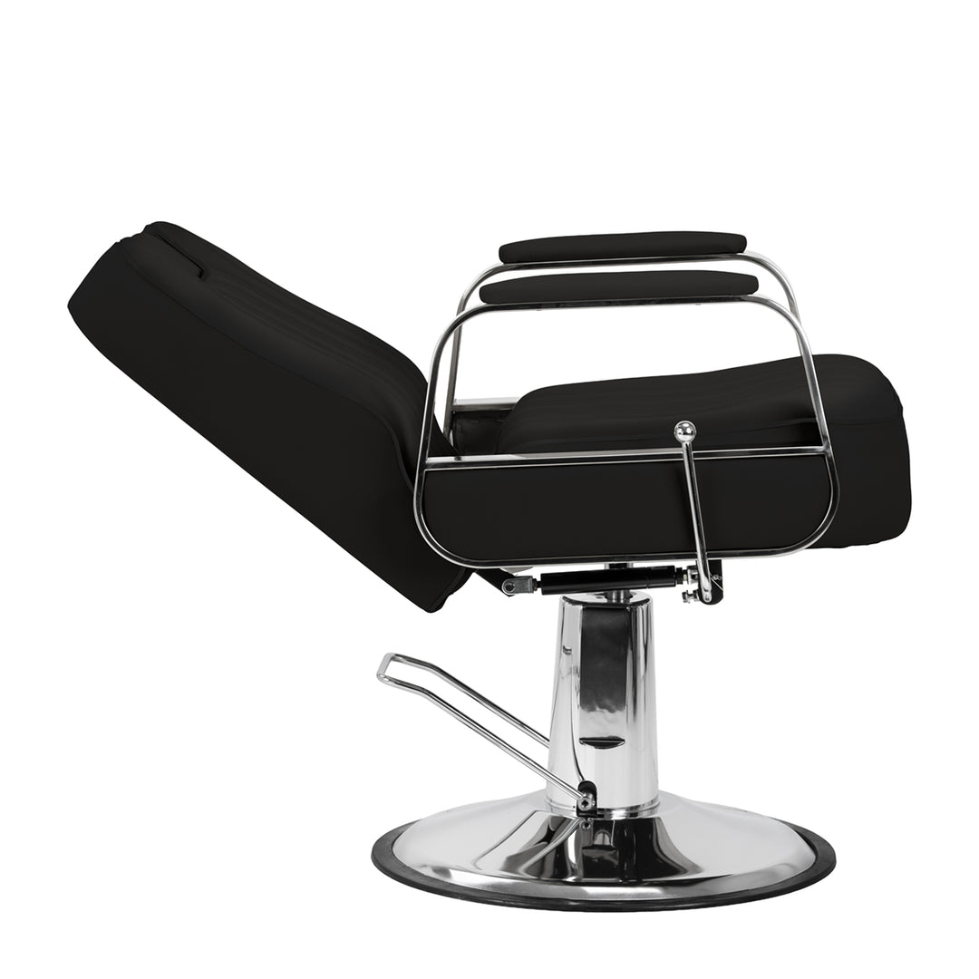 Sillón de Barberia Gabbiano Rufo Negro - imagen 3