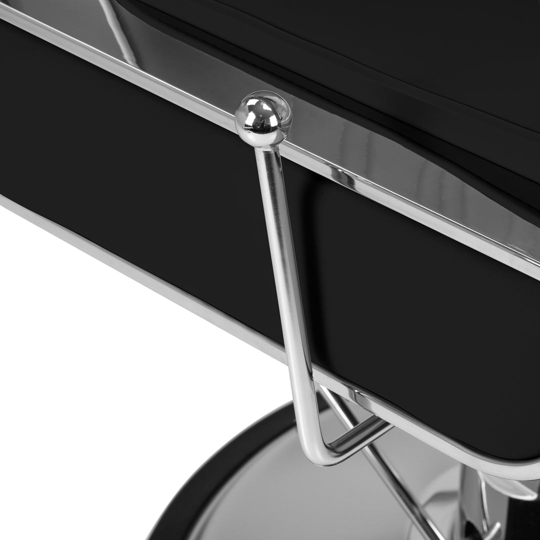 Sillón de Barberia Gabbiano Rufo Negro - imagen 6