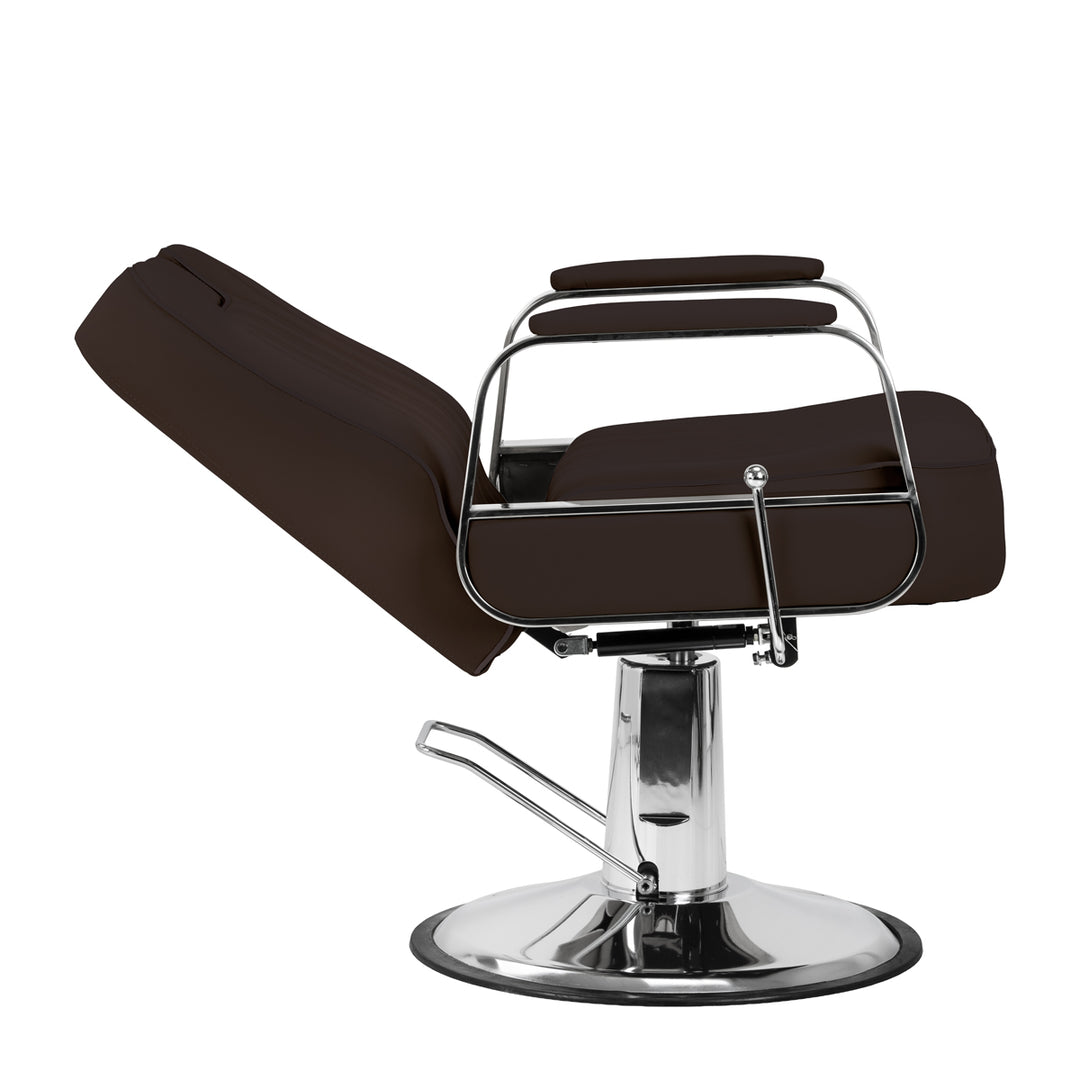 Sillón de Barberia Gabbiano Rufo Marrón - imagen 3