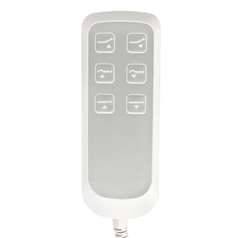 Sillón Estético Eléctrico Sillon Lux 273B 3 Motores con Taburete Blanco