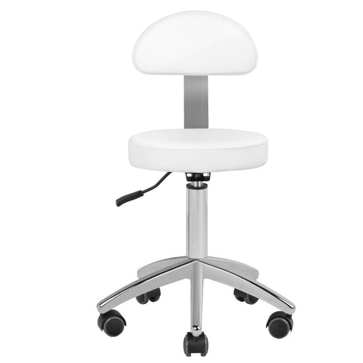 Sillón Estético Eléctrico Sillon Lux 273B 3 Motores con Taburete Blanco - imagen 3