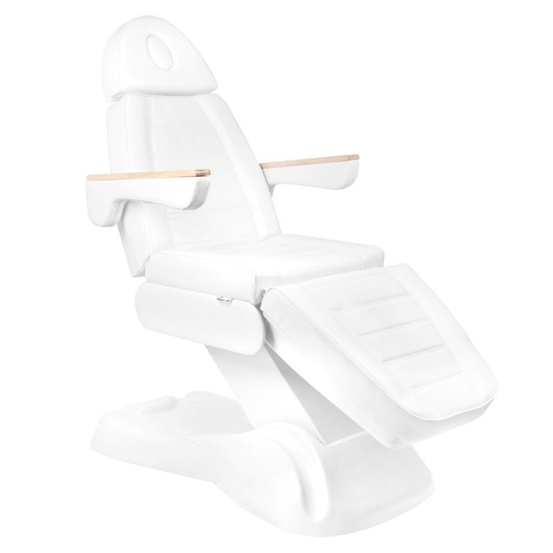 Sillón Estético Eléctrico Sillon Lux 273B 3 Motores con Taburete Blanco - imagen 4