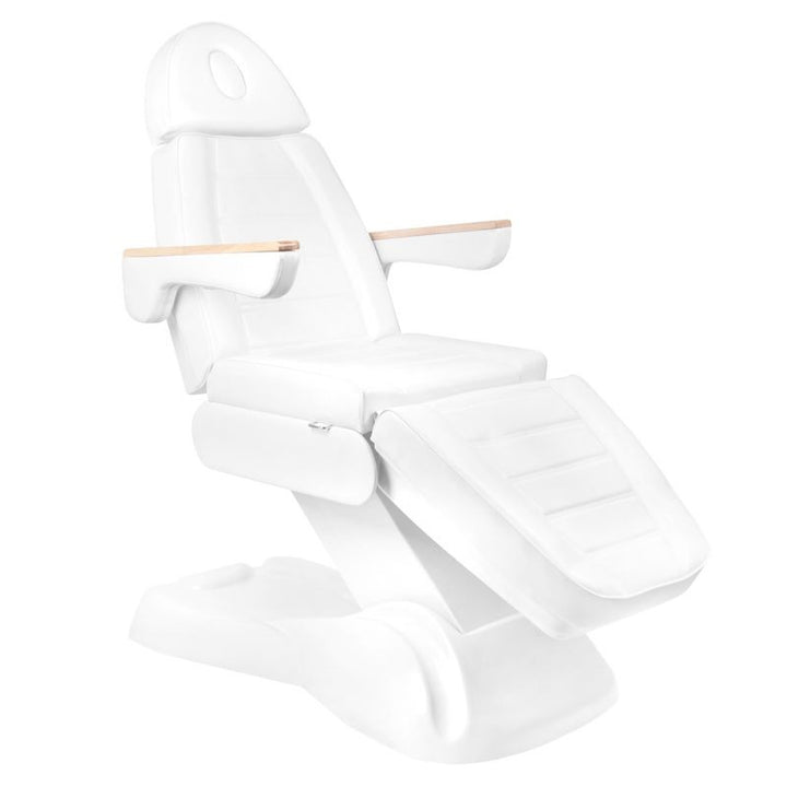 Sillón Estético Eléctrico Sillon Lux 273B 3 Motores con Taburete Blanco - imagen 4