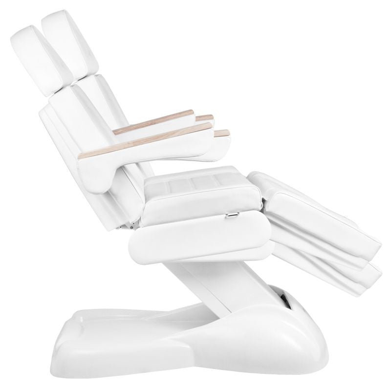 Sillón Estético Eléctrico Sillon Lux 273B 3 Motores con Taburete Blanco - imagen 11