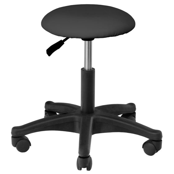 Taburete con Ruedas AM-312 Negro