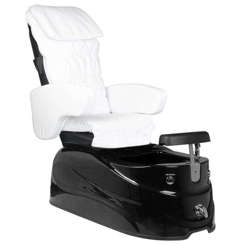 Sillón Pedicura Spa Eléctrico Masaje AS-122 Negro Blanco 3