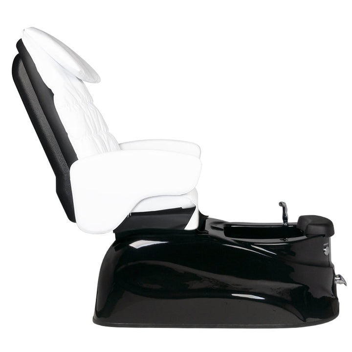 Sillón Pedicura Spa Eléctrico Masaje AS-122 Negro Blanco 7