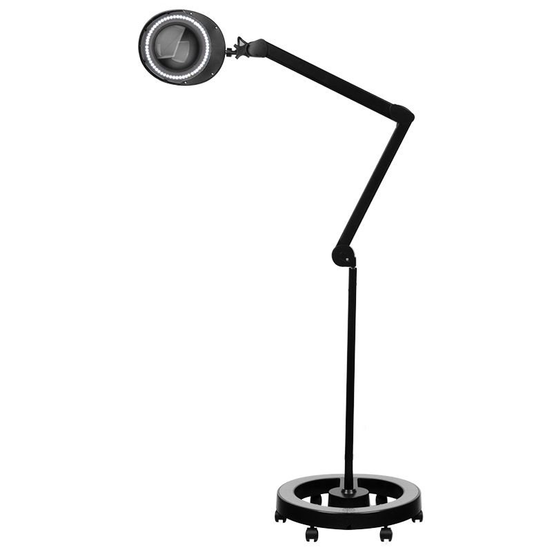 Lámpara lupa Elegante 6025 60 SMD LED 5D de Pie Negro 2