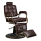 Sillón de Barberia Gabbiano Boss Marrón