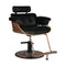 Sillón de peluquería Gabbiano Florence Nogal Negro