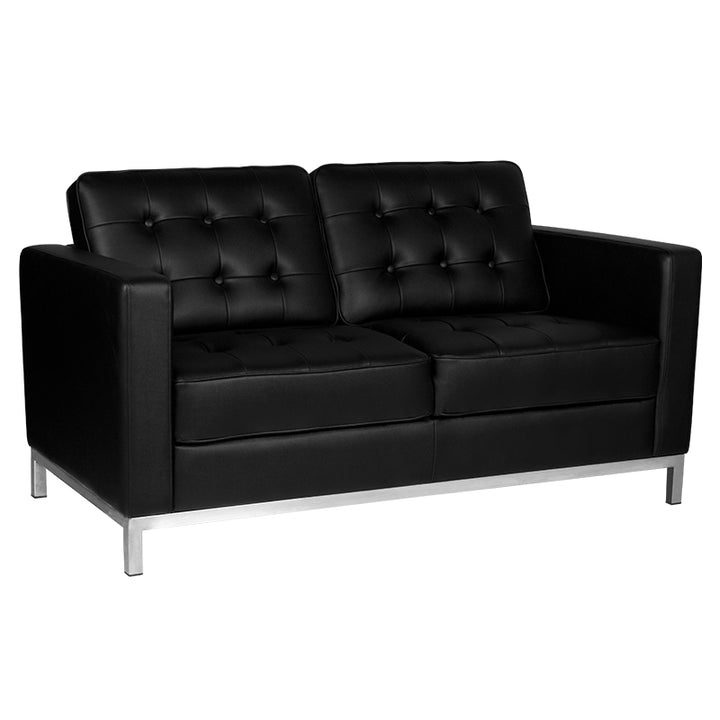 Sofá Sala de Espera Gabbiano BM18019 2 Plazas Negro