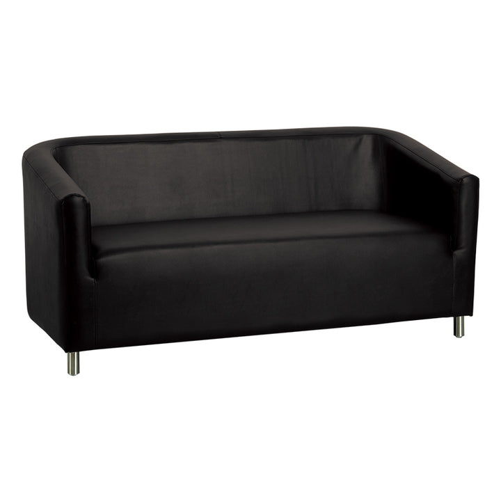 Sofá Sala de Espera Gabbiano M021 3 Plazas Negro