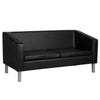 Sofá Sala de Espera Gabbiano BM18003 3 Plazas Negro