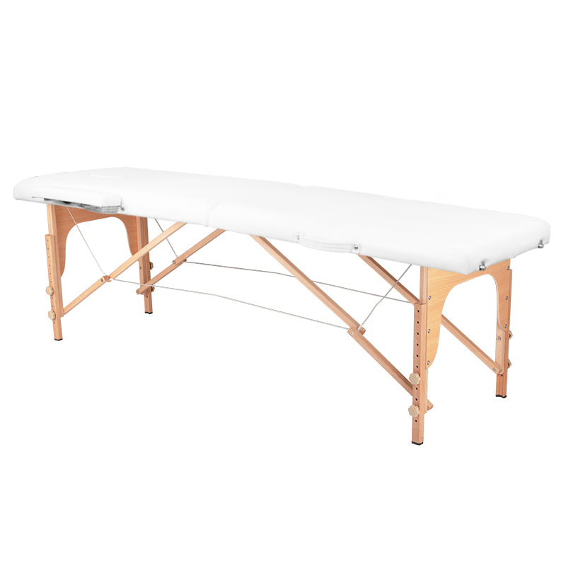 Camilla masaje Plegable Komfort Activ Fizjo 2 Zonas Madera Blanco 1