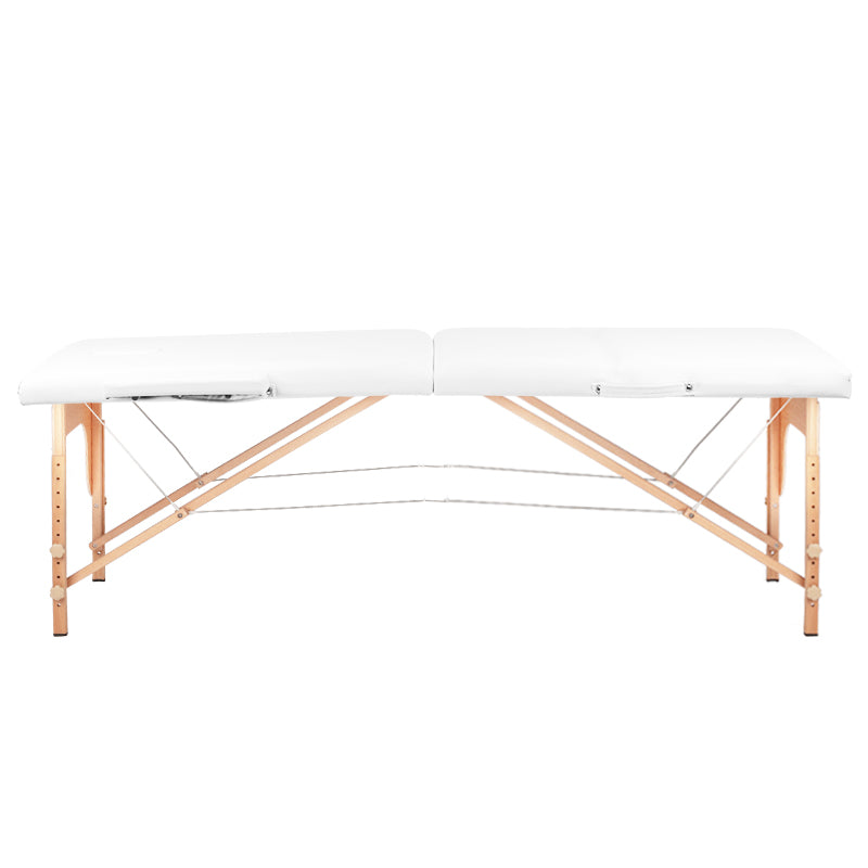 Camilla masaje Plegable Komfort Activ Fizjo 2 Zonas Madera Blanco 2