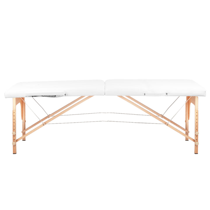 Camilla masaje Plegable Komfort Activ Fizjo 2 Zonas Madera Blanco 2