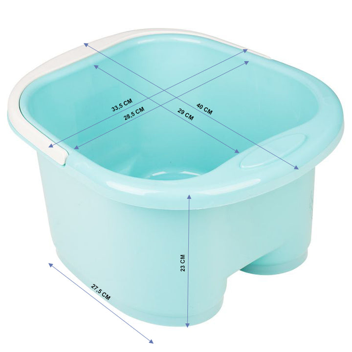 Bañera de Pedicura con Rodillos de Masaje Azul - imagen 5