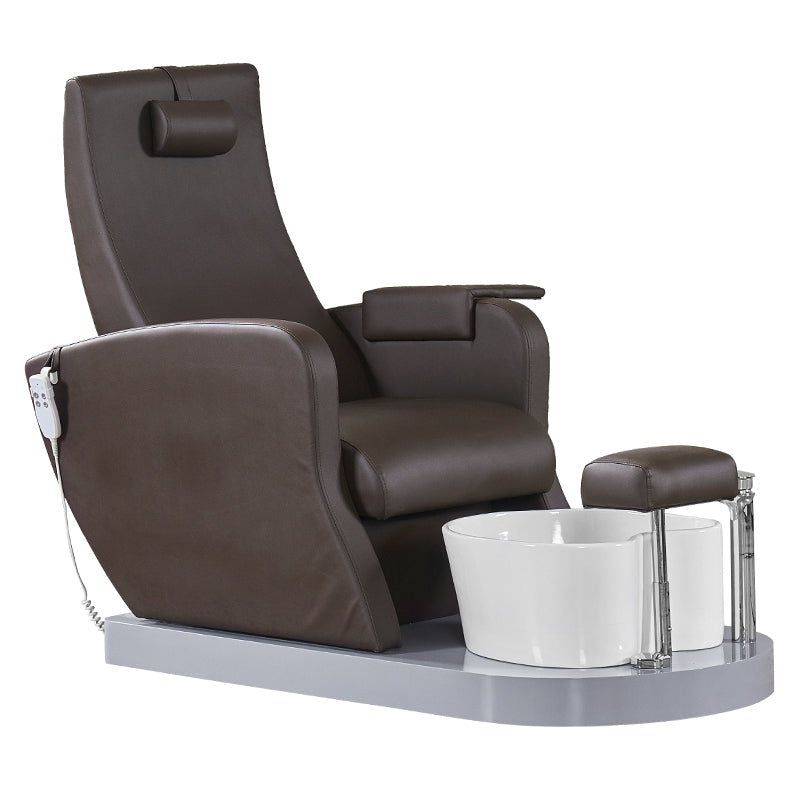 Sillón Pedicura Spa Eléctrico Azzurro 016B Marrón 1